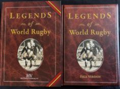 2007 Paul Verdon’s ‘Legends of World Rugby’ Special Limited Ed Book: Cased in attractive box, his