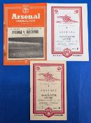 1948 FA Charity Shield, Arsenal v Manchester United at Highbury 6 October 1948 match programme,