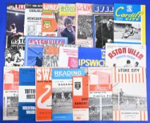 Selection of football programmes 1950/51 Aston Villa v Derby County, Blackburn Rovers v Sheffield