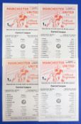 Manchester United 1974/75 reserves homes Preston NE Newcastle United, Huddersfield Town, Sheffield