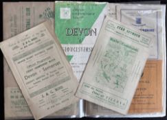 1938-1968 English County Championship Rounds, Rugby Programmes (55+): A splendid selection across