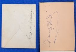 Manchester United Football Autograph Book Duncan Edwards - who tragically died in the Munich Air