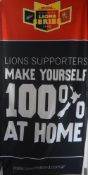 2005 British and I Lions in NZ Large Colourful Street Banner: Different and begging for display,