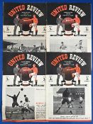 1948/49 Manchester United home match programmes Sheffield United, Middlesbrough, Bradford Park