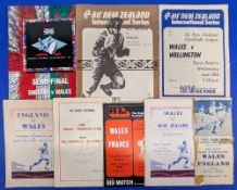 Wales related Rugby League Programmes: 1943 v England 20th Nov with tape repairs, v England 1948