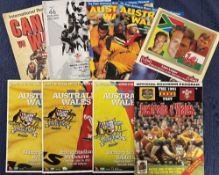 1973-2019 Wales Abroad Rugby Programmes (9): Canada 1973; S Africa 1995 and v SA in Japan, RWC 2019;