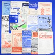 Selection of football programmes 1950/51 Tranmere Rovers v Southport, Bury v Barnsley, Oldham