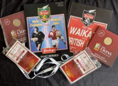 1993 and 2005 British Lions Interest Rugby Programmes etc (6): 1993 3rd test v NZ at Auckland and