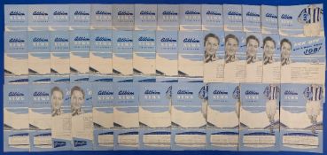 1953- 1955 West Bromwich Albion Home Football Programmes, Vol 47 - Vol 51, Vol 47 v Preston,