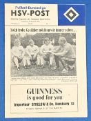 1973/74 Hamburg Sports Verein v Manchester United pre-season friendly 3 August 1973 in Germany. (1)