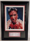 Eric Cantona Framed Photograph ‘Bloody Seagulls’, size #43xm x 61cm