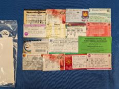 TICKETS: 2000/01 Manchester United away Premier League match tickets v Newcastle United, Sunderland,