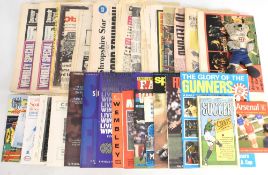 World Cup and Cup Final Newspapers publications and other programmes, to include 1966 World Cup