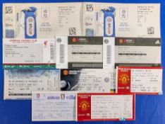 1996-2002 Manchester United Ticket Stubs: Villa away 96, v Newcastle 1999 league FA Cup EFL Final
