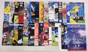 2000/01 Bolton Wanderers complete league season away match programmes (23) plus FAC Blackburn