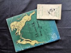 1962 1st Test and v Transvaal Joint Rugby Programme and Itinerary (2): Part-sunned cover but grand