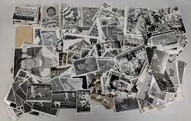 Huge lot of Wigan Rugby League black and white Photographs, mostly Wigan but might contain other
