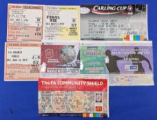 TICKETS: FA Cup Finals 1976 Manchester United v Southampton match ticket; 1977 Manchester United v