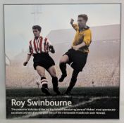 Roy Swinbourne Wolverhampton Wanderers Hall of Fame mounted Poster - a professionally printed