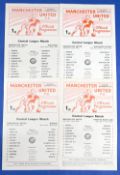 Manchester United reserves 1973/74 homes Blackpool, Blackburn Rovers, Burnley, Preston NE; fair/