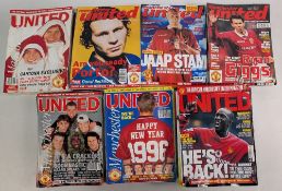 1993-1999 Manchester United Official Magazines, a good clean collection to include part and full