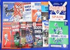 Collection of Scottish programmes, to include Scotland international homes v England 1950 (World Cup