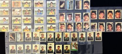 1983 Rugby Stars, Age Issue, Part Set of Players Stickers: Sleeved, the NZ, SA and Australian sub-