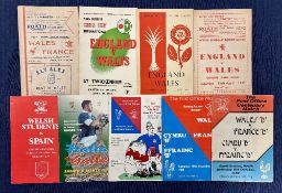 Wales B and Schools etc Rugby Programmes (9): Wales B v France B 1980 at Neath, 1984 at Newport