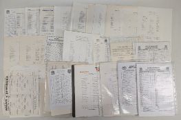 1969-2011 Rugby League Team Sheets, a good selection of Wigan to include youth an under 18, plus