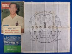 1958 FAC final Bolton Wanderers v Manchester United match programme at Wembley; Charles Buchans