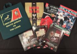 2000-2009 British and I Lions Rugby Programme Selection (7+): 2000 2nd test v Australia with ticket;