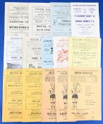 Selection of non-league programmes Ilkeston Town 1952/53 v Retford British Ropes, v 1956/57 Blyth