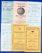 Selection of non-league Watton United v 1955/56 Swaffham Town (Cup), 1960s v Walter Lawrence XI (