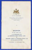 1956 City of Manchester celebration programme for Manchester United (Division 1 champions),