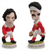 Grogg Rugby Figures by Richard Hughes (2): ‘Swerve and Speed’, the late Mervyn Davies and speedster,