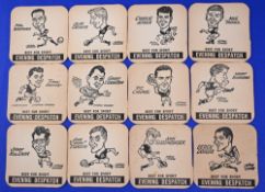 1962/63 Evening Despatch complete set of 12, 3 ½