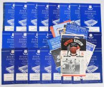 1960/61 Everton homes complete league season (21) plus Sheffield United (FAC) also Aston Villa (14