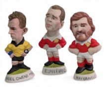 Grogg Rugby Figures by Richard Hughes (3): ‘West Is Best’, Ray Gravell, Ieuan Evans and referee
