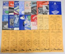 1969-65 Wolves Wolverhampton Wanderers Home & Away league match programmes: 60-61 home x33 Central