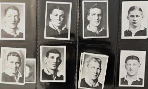 1937 SA Issue Cards, NZ/Australian and Springbok Rugby Players (17): Good examples from this b/w set