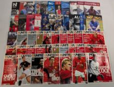 2003-2004 Manchester United Home & Away Football Programmes, a good collection of League and Cup (#