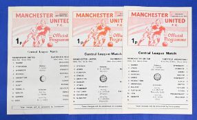 Manchester United 1972/73 reserves homes Blackburn Rovers, Sheffield Wednesday, Huddersfield Town;