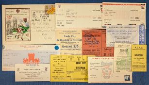 TICKETS: York City away match tickets 1954/55 v Newcastle Utd FAC s/f at Sheffield Wednesday