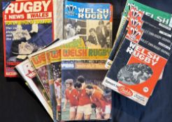 1978-96 Welsh Rugby Interest Magazines (c.65): Welsh Rugby: Bound volume (12) 1978 plus a variety of
