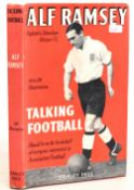 1966 England World Cup Winners Alf Ramsey hardback book 1952 1st edition “Talking Football” by