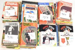 Manchester United match programme collection 1982/83 homes (12) including cup matches, aways (3)