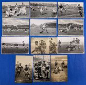 1948-1950 Wigan Rugby League Press Action Photographs by T Gerrard, with notes to backs - standard
