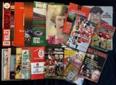 1970s-2001 Welsh etc Rugby Interest Miscellany (Qty): Wales v France 1st UK Floodlit test, 1991; E/W