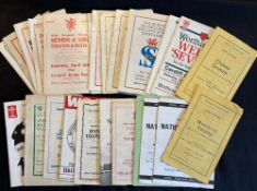 1960s-90s Welsh Interest Rugby Sevens Programmes (26): Snellings 60, 64, 66, 67, 74, 76, 77 (2), 78,