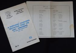 1969 Tourists Rugby Programmes in E Africa (2): Anti-Assassins UK in E Africa, substantial 28pp, and